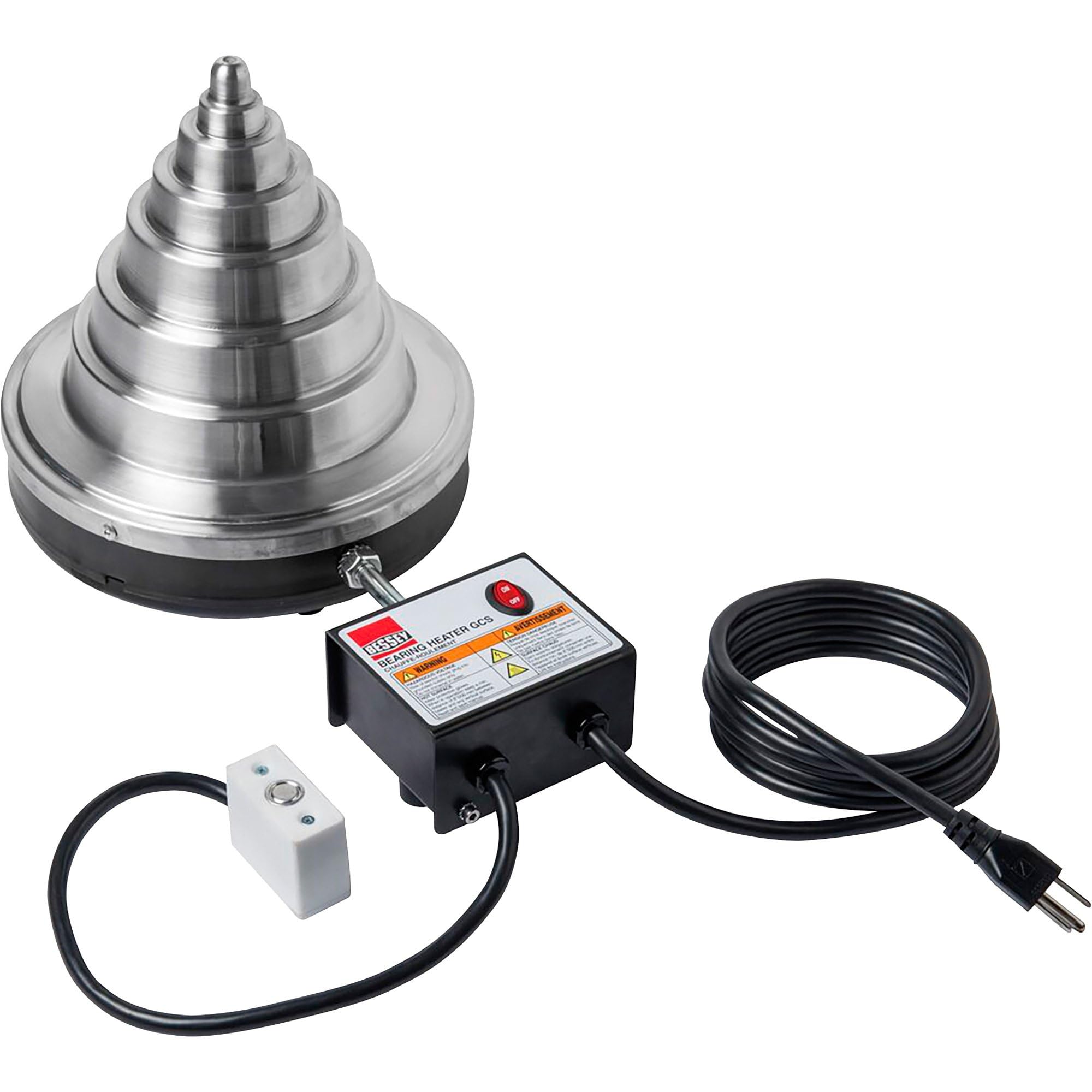 BESSEY GCS-NCB Bearing Heater Cone Style with 3/8" - 8 1/4" capacity