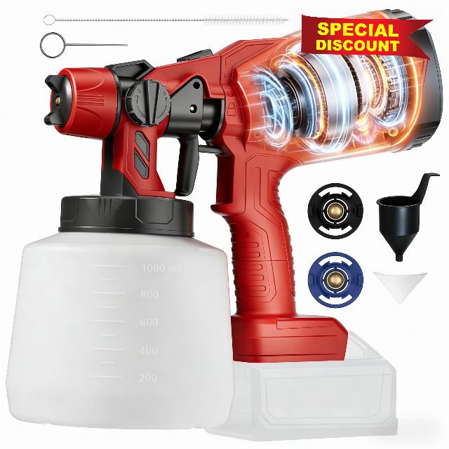 Cordless Paint Sprayer for Milwaukee 18V Battery