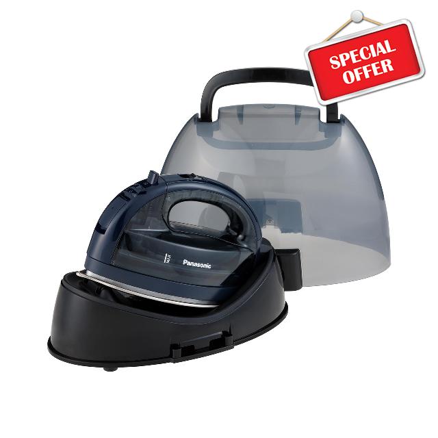 Panasonic Cordless Steam/Dry Iron 1500W - NI-WL700A - Wireless Steamer with Stainless Steel Plate - Quickly Heats Up in Under 5 Minutes - Cordless