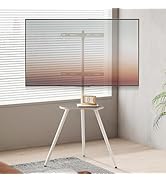ECOTINY Tripod Easel TV Stand for 40 to 65 Inch LCD LED OLED Screen, Height Adjustable and Swieve...