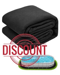 8.2' × 14' Oval Pool Liner Pad for Above Ground Pool