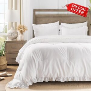 QUIETSEA Full Bed in a Bag 7 Pieces Full Size Comforter Set
