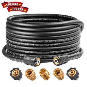 YAMATIC 3600PSI Pressure Washer Hose For Power Washer 25FT X 1/4"
