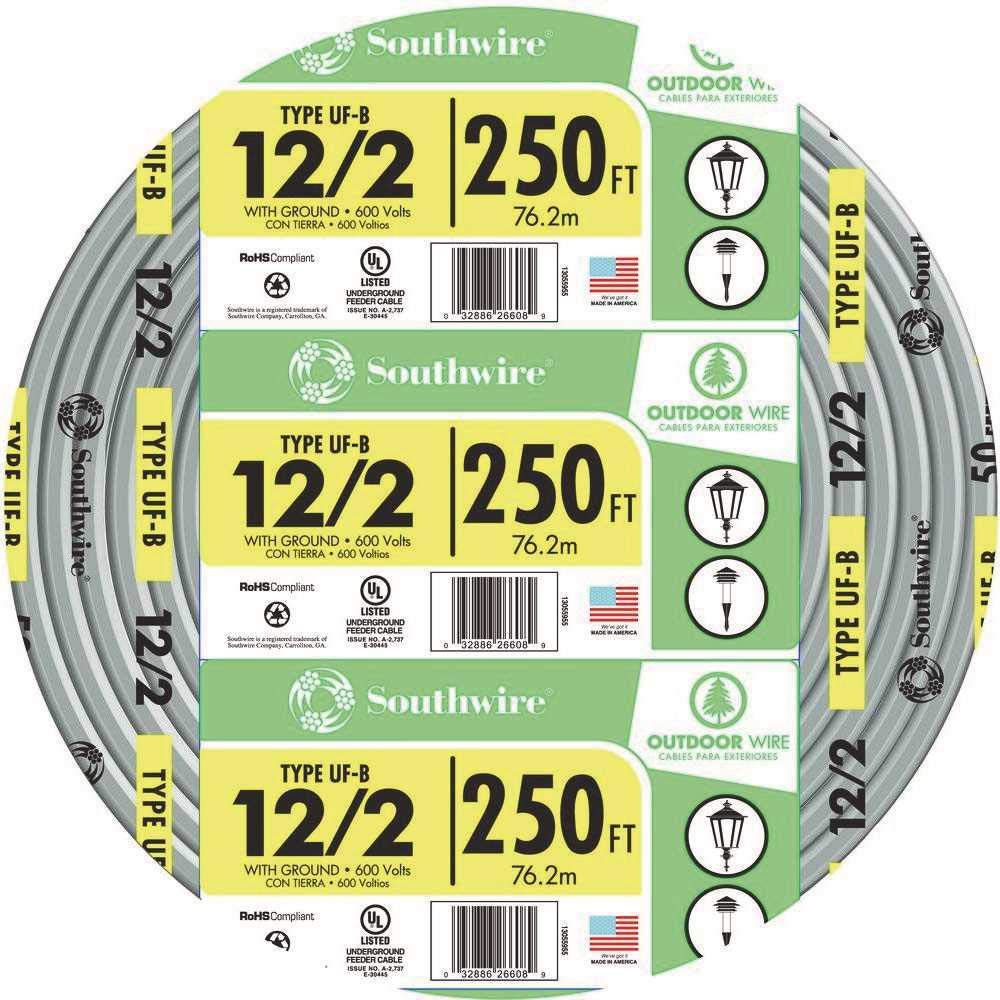 Southwire UF-B Underground Feeder Cable