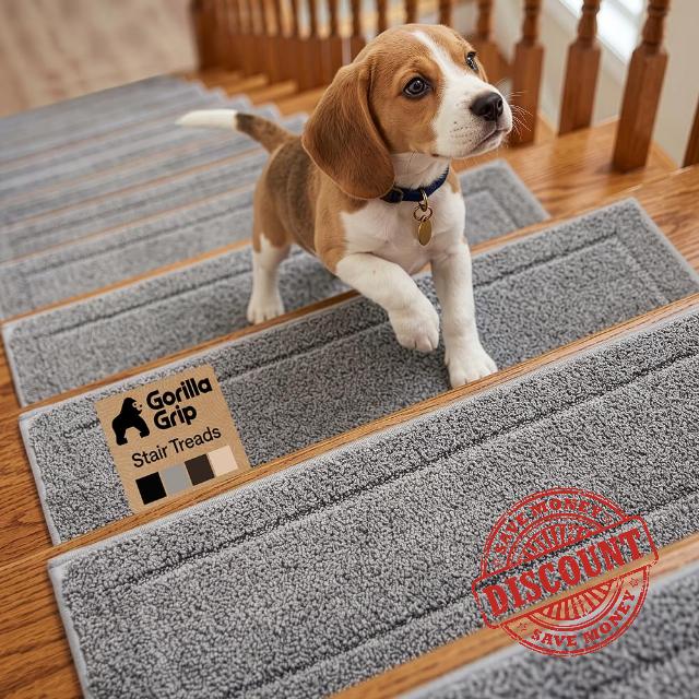 GORILLA GRIP Stair Treads for Wooden Steps