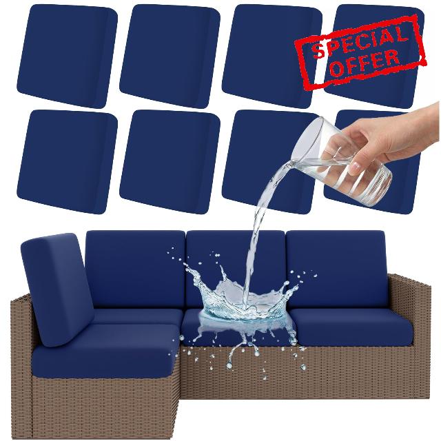 Smiry Waterproof Patio Cushion Covers