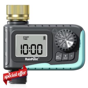 RAINPOINT Sprinkler Timer with Brass Swivel