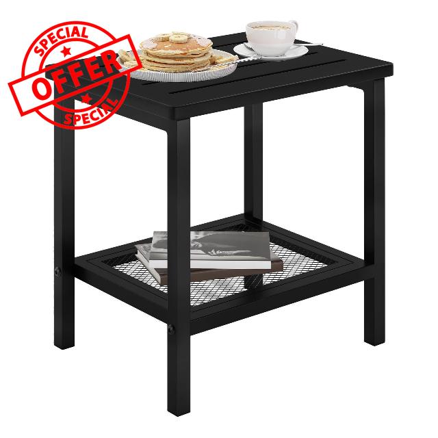 2-Tier Outdoor Side Table