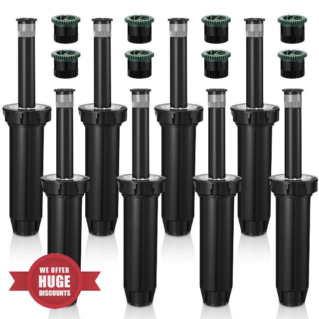 8 Pack Pop up Sprinkler Heads Compatible with 1800 Series