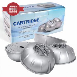 4 Pack Hot Tub Chlorine Replacement Cartridges Compatible with Frog @Ease Floating System