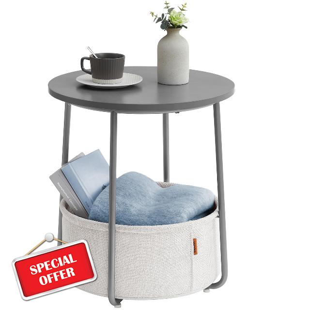 VASAGLE LILEA Collection - Small Round Side End Table