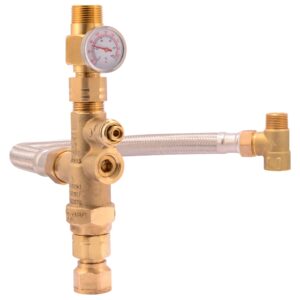 Cash Acme 3/4 Inch Tank Booster Water Heater with Thermostatic Mixing Valve