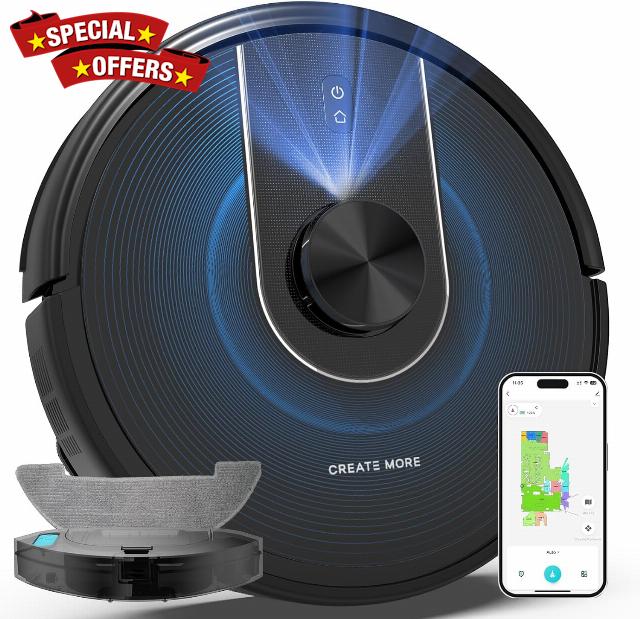 Bagotte Robot Vacuum and Mop Combo
