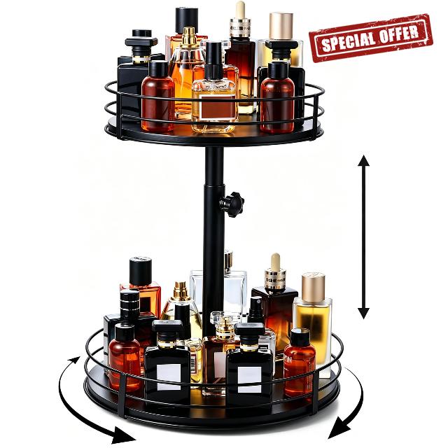 360° Rotating Adjustable Cologne Organizer