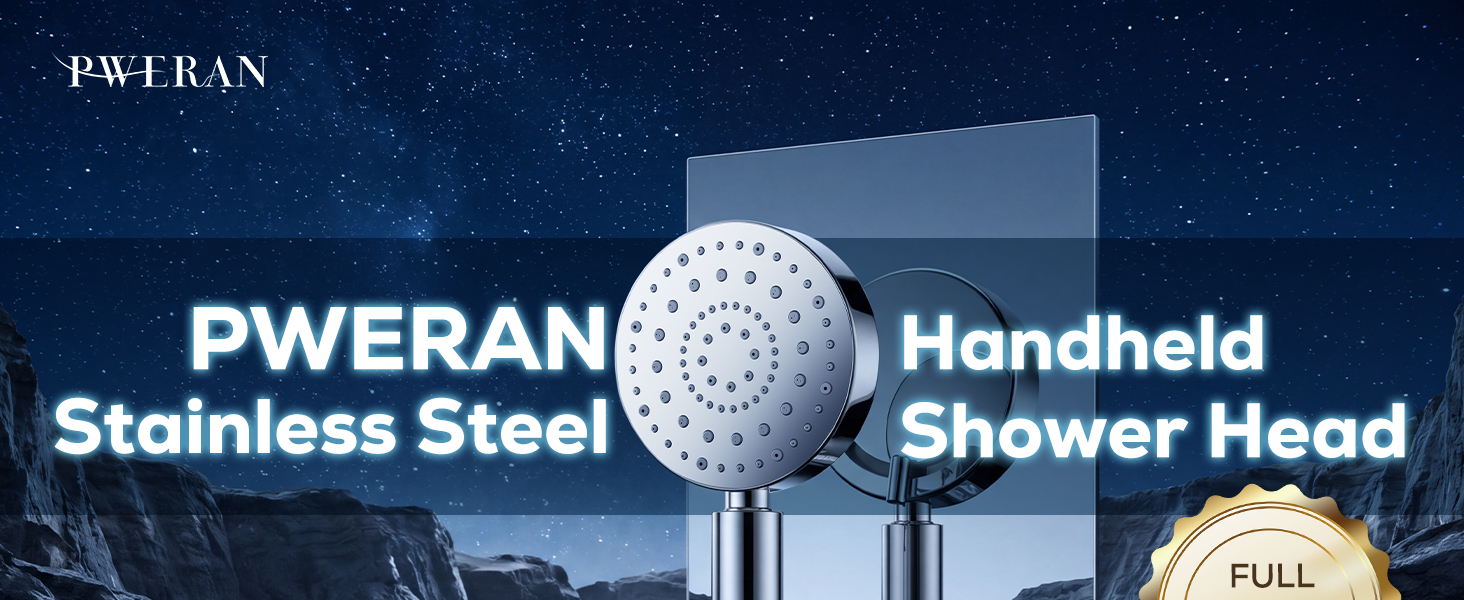 All Metal Handheld Shower Head