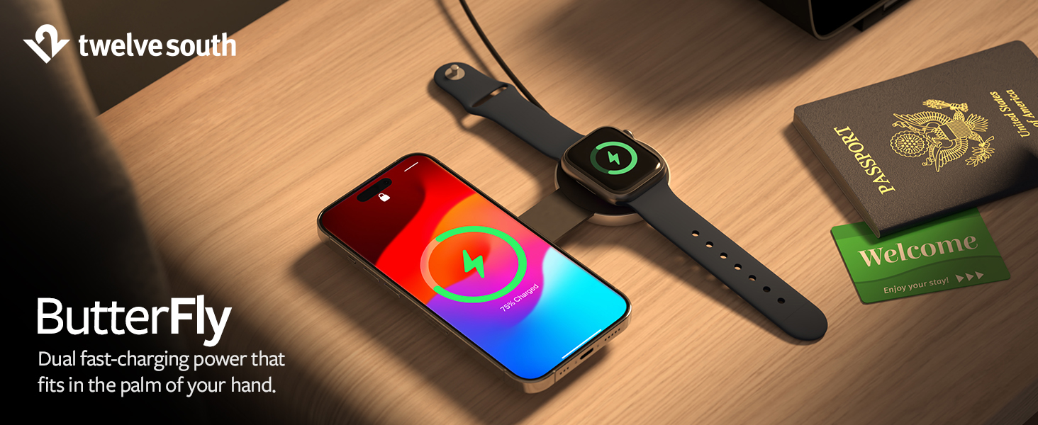 ButterFly - Dual fast-charging power that fits in the palm of your hand