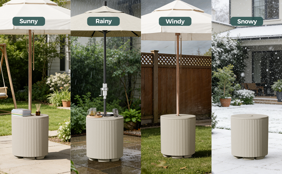 umbrella stand table