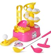 iPlay, iLearn Kids Golf Toy Set, Outdoor Sport Toys for 4-8 Year Old Boys, Toddler Outside & Indo...