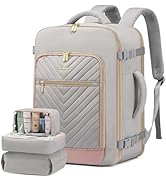 LOVEVOOK Travel Backpack For Women,40L Carry On Backpack Flight Approved,TSA Personal Item Travel...