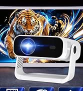 Wielio 2026 Smart Projector Android TV with WiFi 6 and Bluetooth 5.0 Built in 1000+ Apps 240 ANSI...