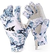 KastKing Sol Armis Sun Gloves UPF50+ Fishing Gloves UV Protection Gloves Sun Protection Gloves Me...