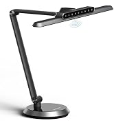 Honeywell LED Desk Lamp with Clamp - HJ1 Sunturalux Eye-Caring Clip on Lights for Home Office, 12...