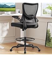 Marsail Ergonomic Mesh Office Chair High Back Home Office Desk Chair with Adaptive Lumbar Support...