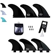 Ho Stevie! Quad Surfboard Fins (4 Fins) - Twin Tab or Single Tab sizes, with Fin Bag, Screws, Wax...