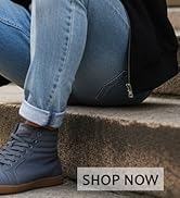 WHITIN Men's Wide Hi-top Minimalist Barefoot Sneakers | Zero Drop Sole | Cushioned Ankle Support