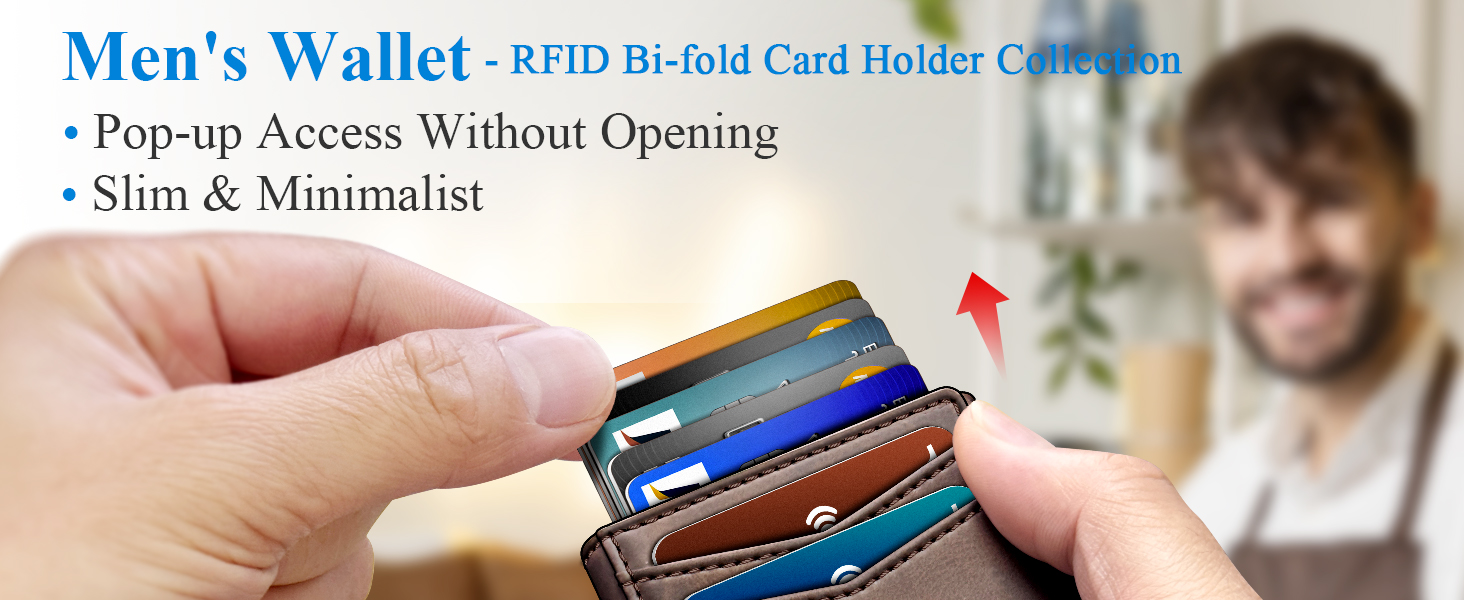 Pop-up Wallet for Men