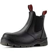 SUREWAY Men's Slip On Work Boots for Men,Upgraded Slip/Water Resistant,Electric Hazard,Fire Stati...