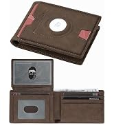 furid Airtag Wallet Men Slim: Men's Air Tag Wallets with Airtag Holder - Minimalist RFID Front Po...