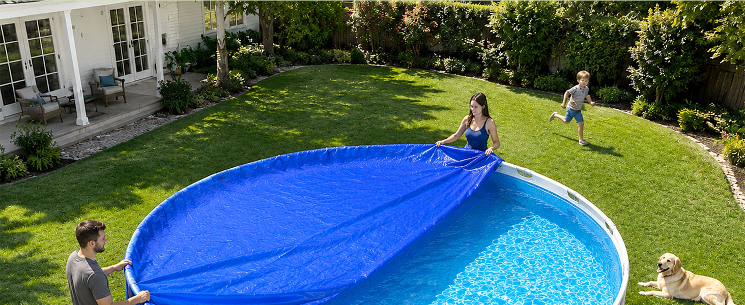 winter pool cover