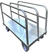 Platform Truck, Foldable Push Cart Dolly with Four 360 Swivel 5'' Wheels, 1200LBS Capacity Heavy ...
