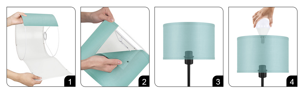 GREEN standing lamp