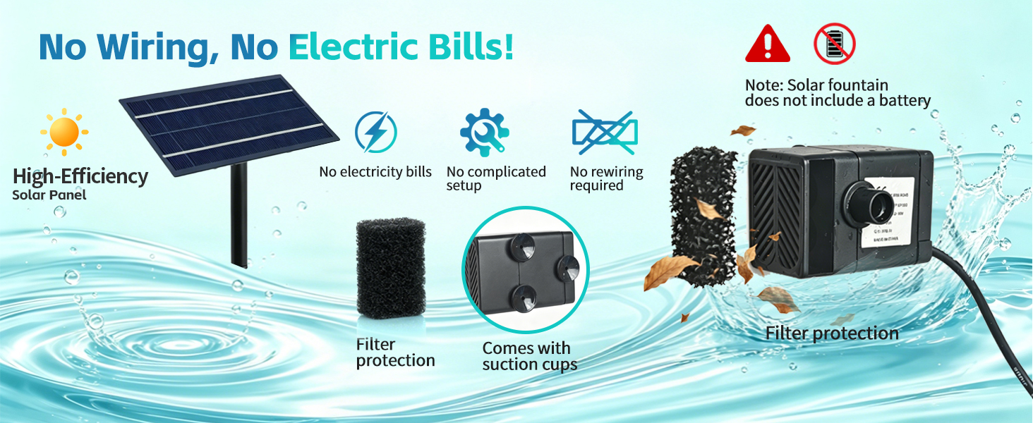 solar water fountain for bird bath fountain pumps submersible outdoor pond pump