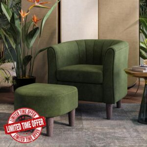 LINSY Accent Chair with Ottoman