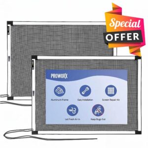 PROWORX Adjustable Window Screens Expandable