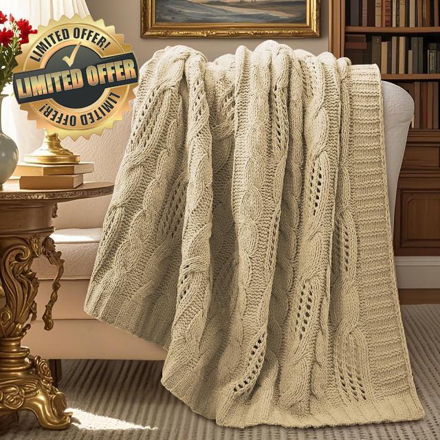 Amélie Home Chunky Knit Throw Blanket