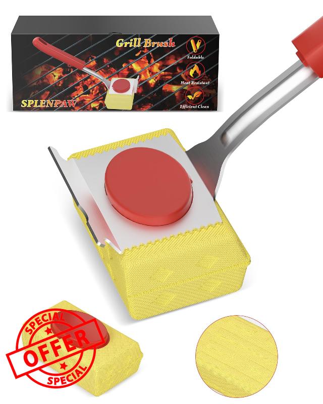 Steam Grill Brush Bristle Free