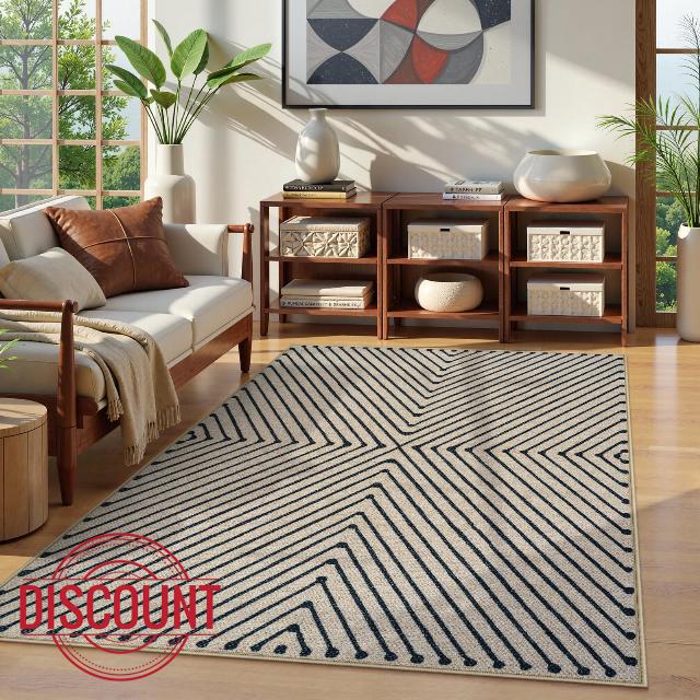 Collive 5x7 Easy Jute Outdoor Patio Rug