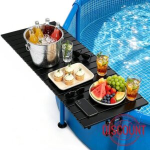 Foldable Swim Up Pool Bar Table for Above Ground Pools