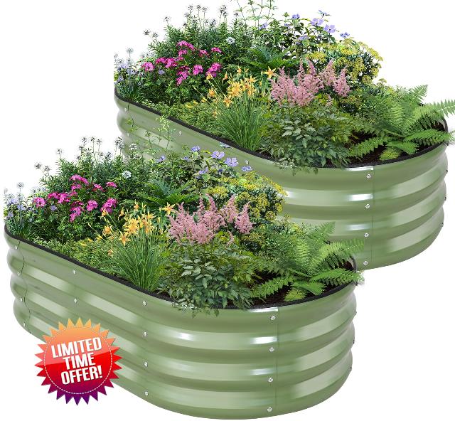 Galvanized Raised Garden Bed