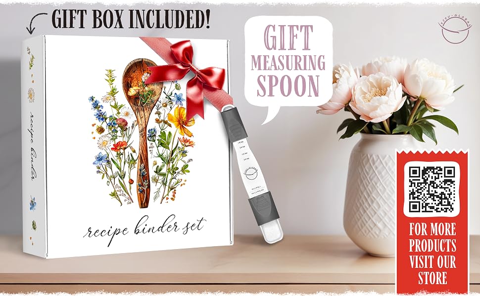 Recipe Binder Floral
