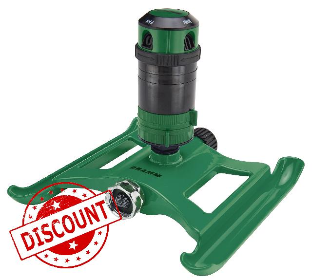 Dramm ColorStorm Gear Drive Sprinkler on Heavy Duty