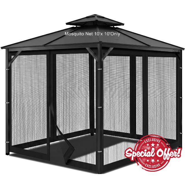 Gazebo Universal Replacement Mosquito Netting