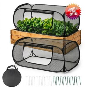 2Pack Raised Garden Bed Covers