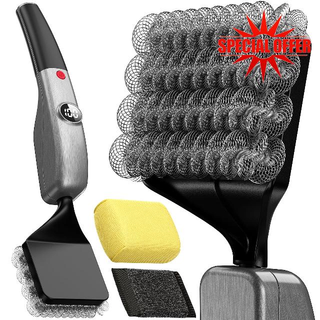 Reciprocating Electric Grill Brush
