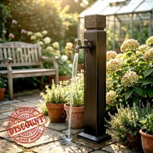 Freestanding Outdoor Water Column Faucet