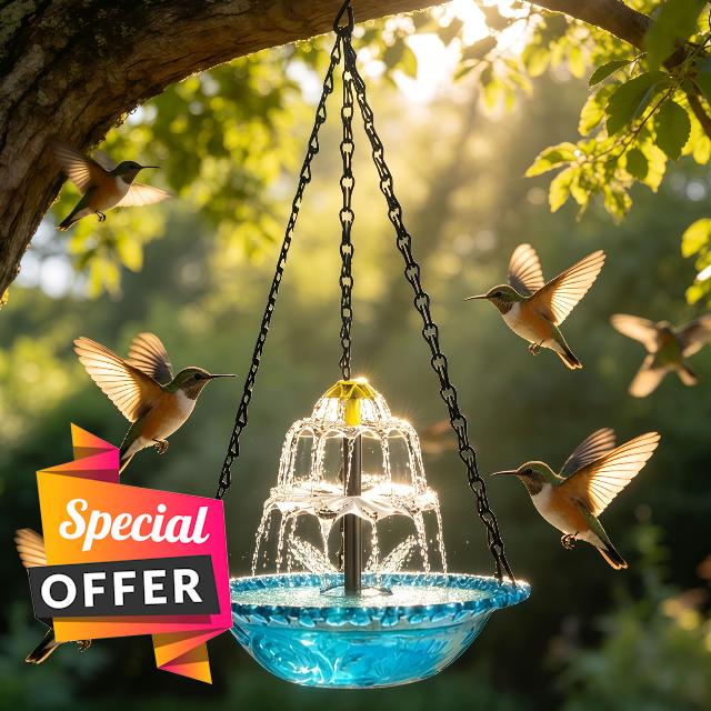 2026 New Solar Bird Bath Fountain